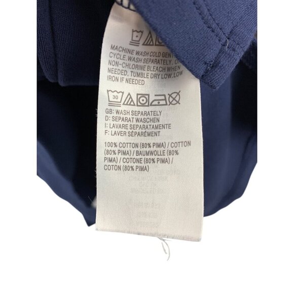 Isaac Mizrahi Live Essentials Womens 3/4 Sleeve Navy Blue Top 1X - Picture 3 of 4